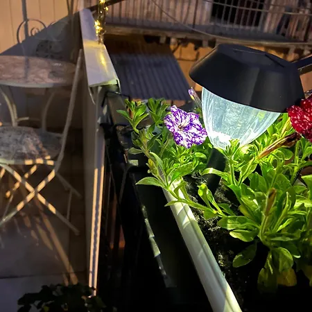світла затишна в центрі біля оперного театру з балконом, який виходить у тихий львівський дворик